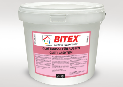 Glättmasse für Aussen